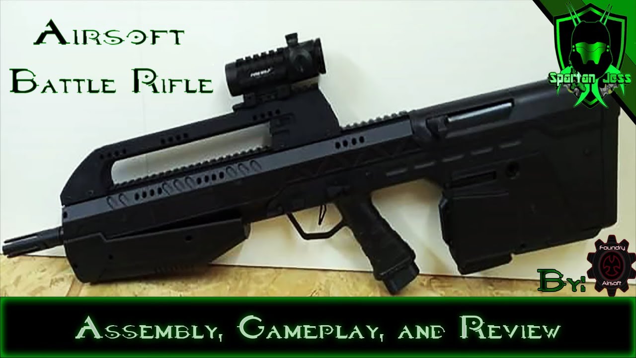 Halo Airsoft Battle Rifle Review - (By Foundry Airsoft)