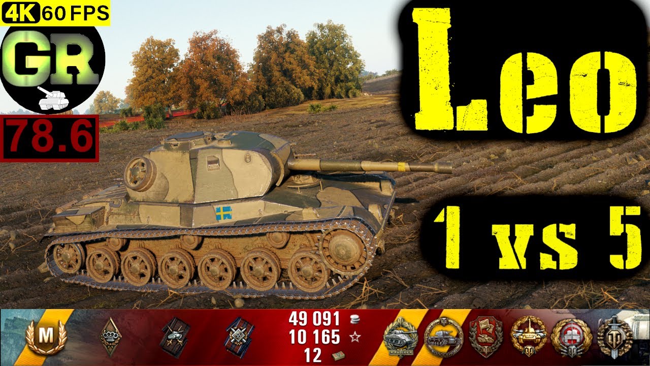 World of Tanks Leo WoT Replay - 9 Kills 3.4K DMG(Patch 1.5.0)