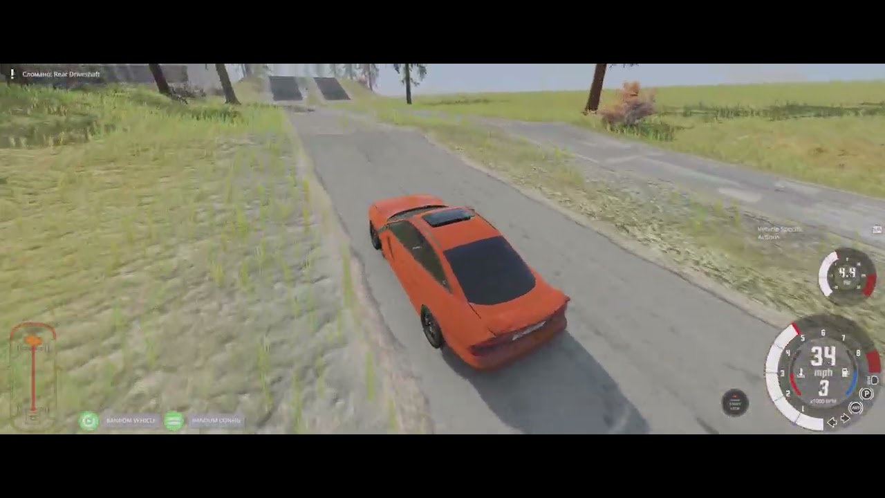 полоса препятствий в {BeamNG DRIVE} часть 17.