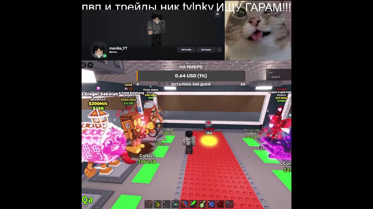 СТРИМ roblox ПВП И ТРЕЙДЫ SAB