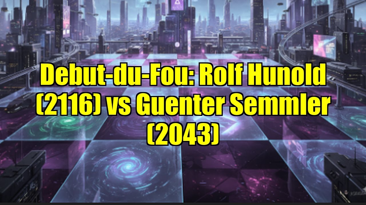 Debut-du-Fou: Rolf Hunold (2116) vs Guenter Semmler (2043)