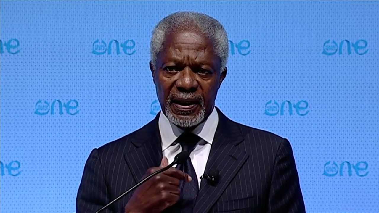 Kofi Annan at One Young World 2012, speech followed by Q&A