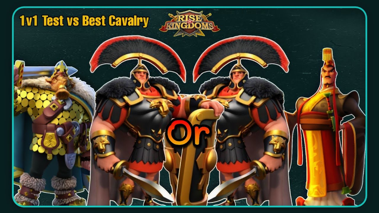 Scipio/Ragnar or Scipio/Liu Che (1v1 Test vs Cavalry) - Rise of Kingdoms