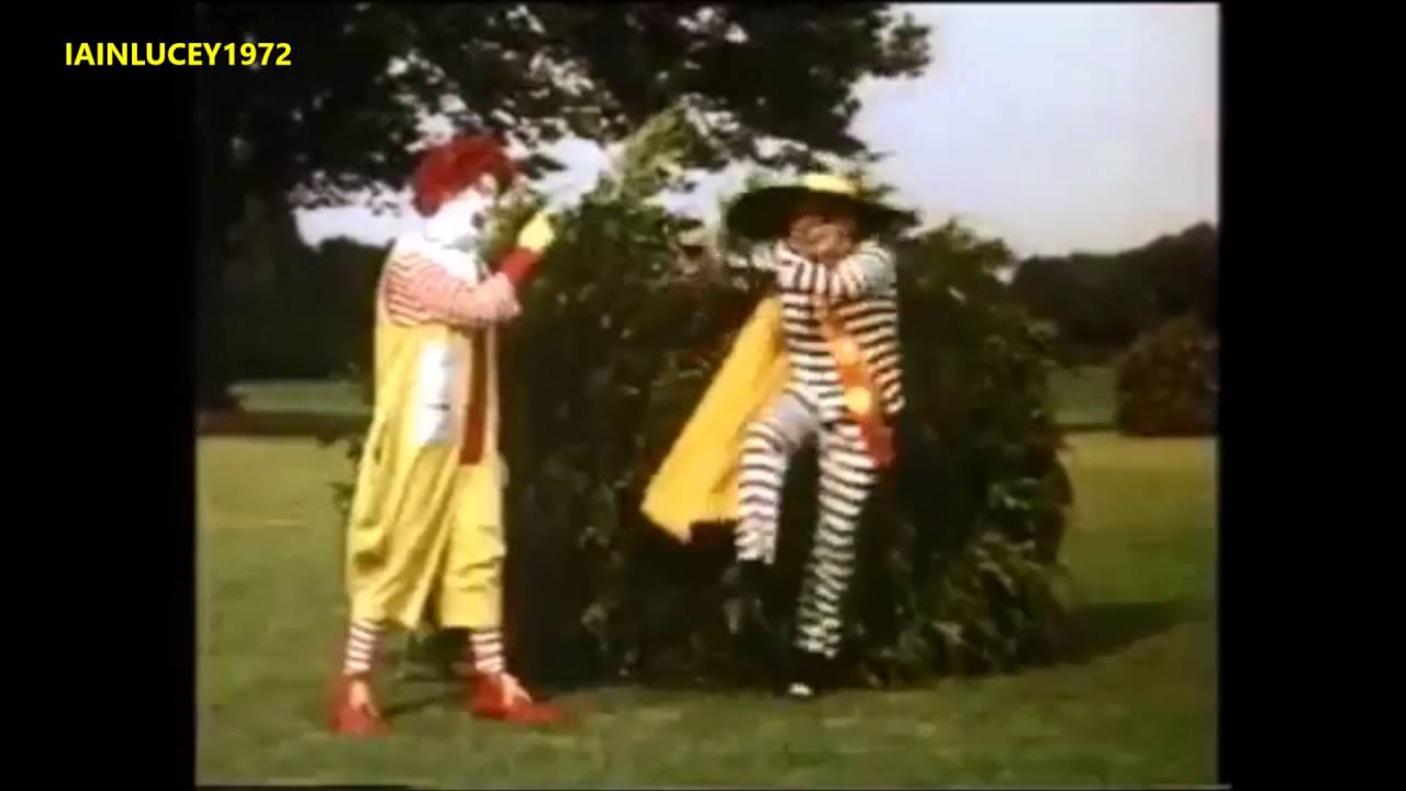 MC DONALDS TV ADVERT 1983  hamburglar and ronald mcdonald in countryside theme THAMES TELEVISION HD