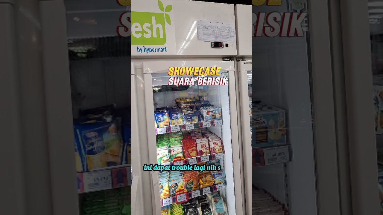 Showecase suara berisik | Kompresor Berisik #freezer #chiller #coldroom #showecase