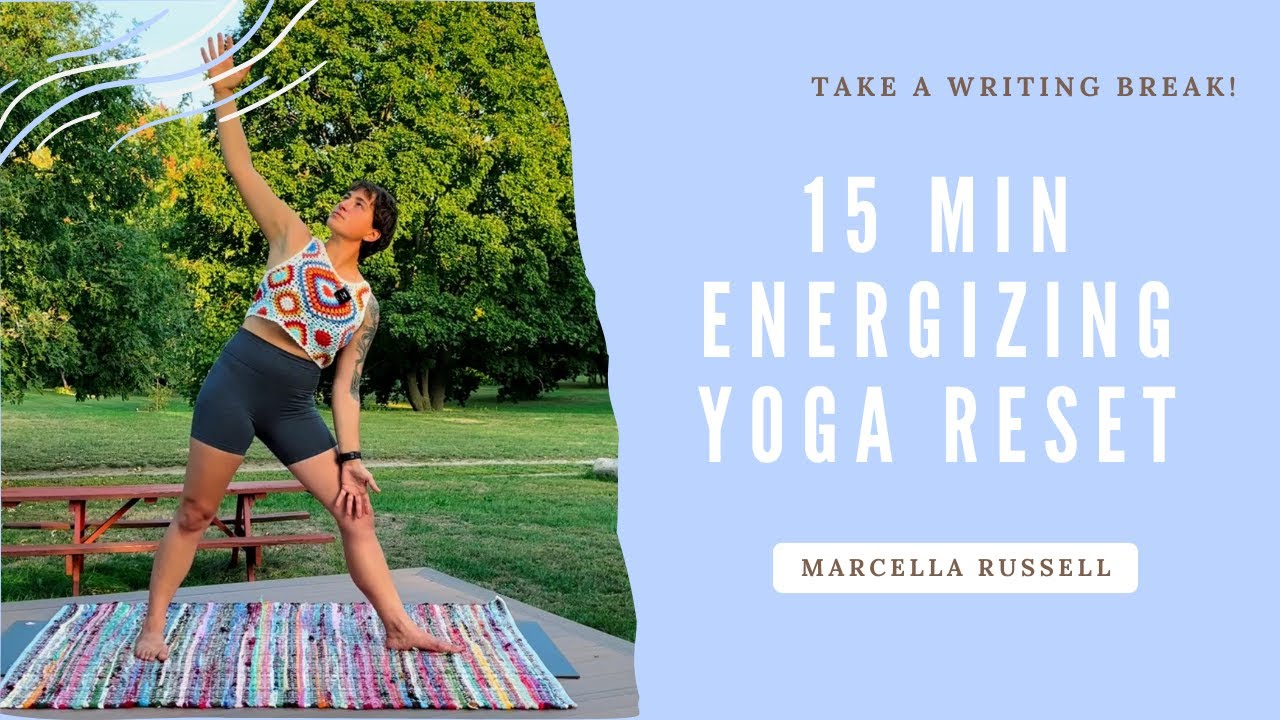 15 minute yoga break | energizing yoga for the creative soul