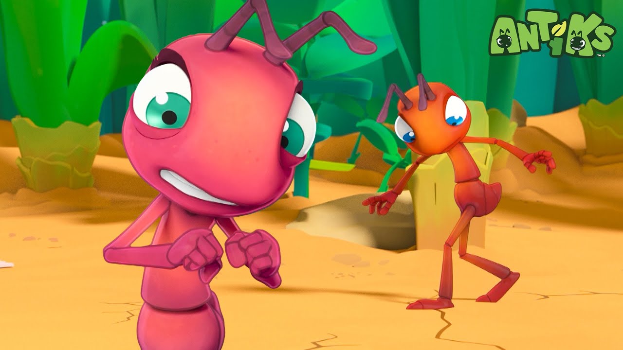 ANTS GET BAD LUCK 🫨 | 1 Hour of Antiks🐜 | Funny Adventure Cartoons for Kids | Be Brave!