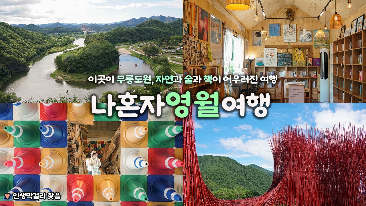 나혼자 영월 여행｜이곳이 무릉도원 😎｜독립서점부터 양조장까지, 관광택시타고 영월 당일치기｜🌲인생막걸리찾음! 한반도지형, 선돌, 젊은달와이파크, 동강주조｜혼자 영월여행 하는사람er