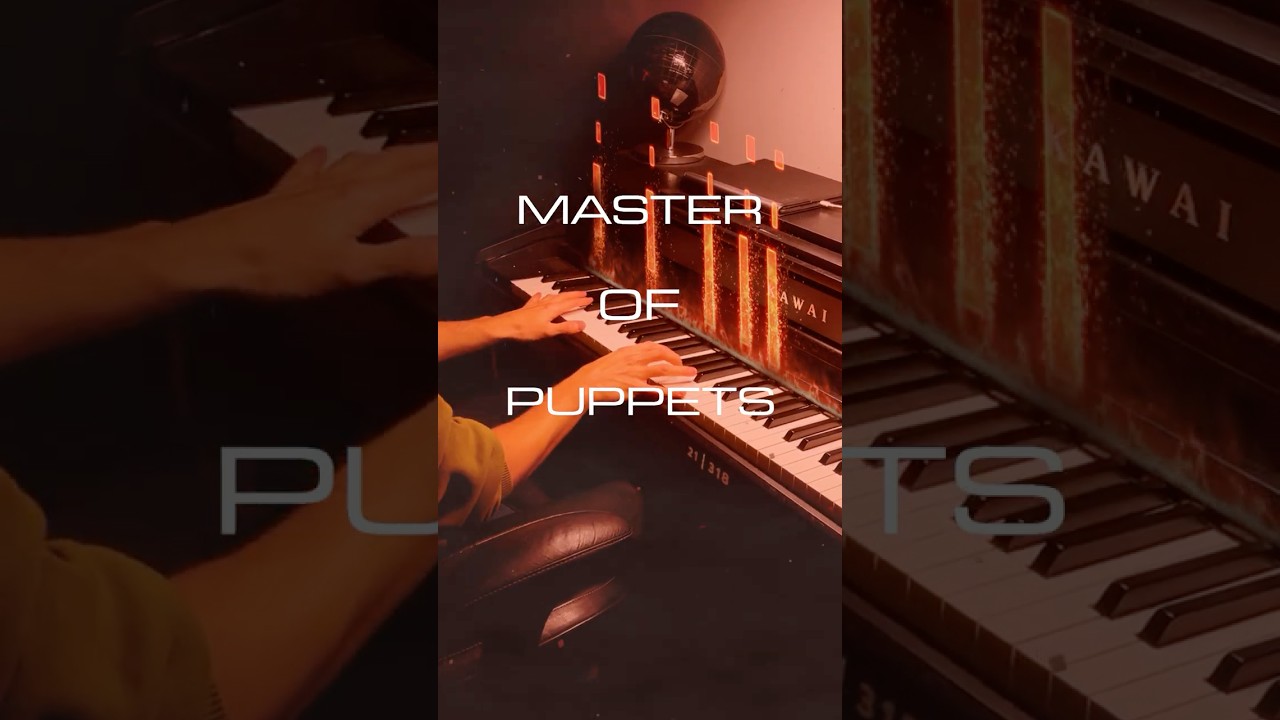 Master of Puppets - Piano cover