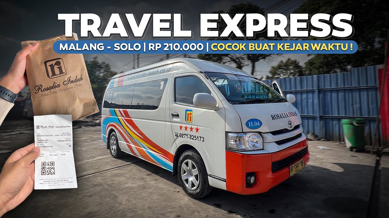 GOKIL , COCOK UNTUK KEJAR WAKTU ‼️Naik Travel Express Rosalia Indah Malang - Solo .