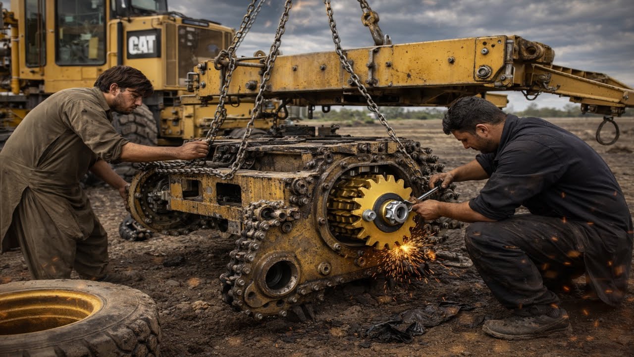 Caterpillar Motor Grader Tandem Seal Replacement | Complete Tear Down & Repair Process