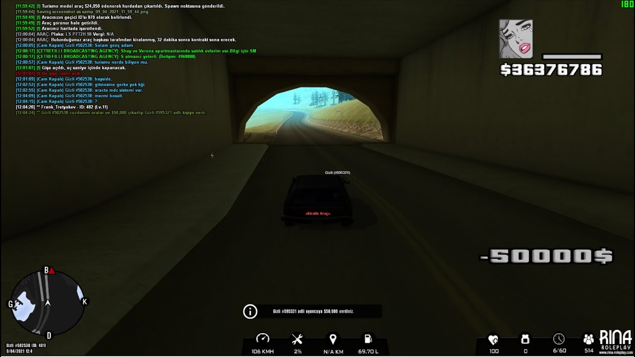 36m para. sınırsız silah. (www.rina-roleplay.com)