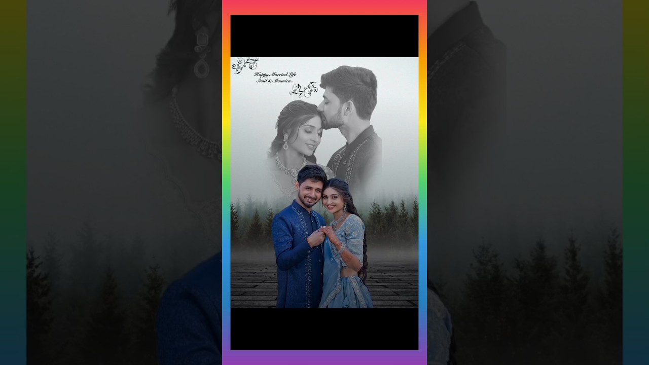 wedding photo editing tutorial 80🔥❤️#picsart #photooftheday #weddingphotography #pose #photoediting