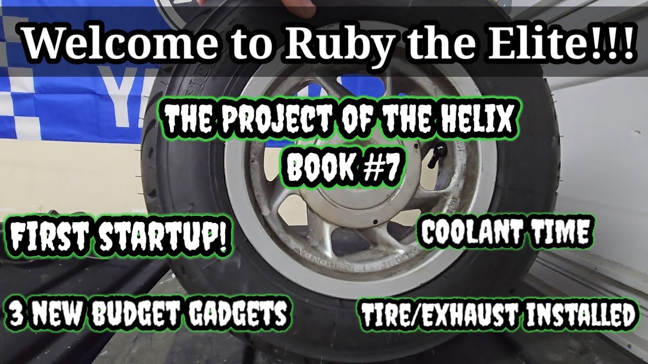 Honda Helix scooter |First startup|Rear Tire/Exhaust install|3 New Budget Gadgets|Ruby the Elite