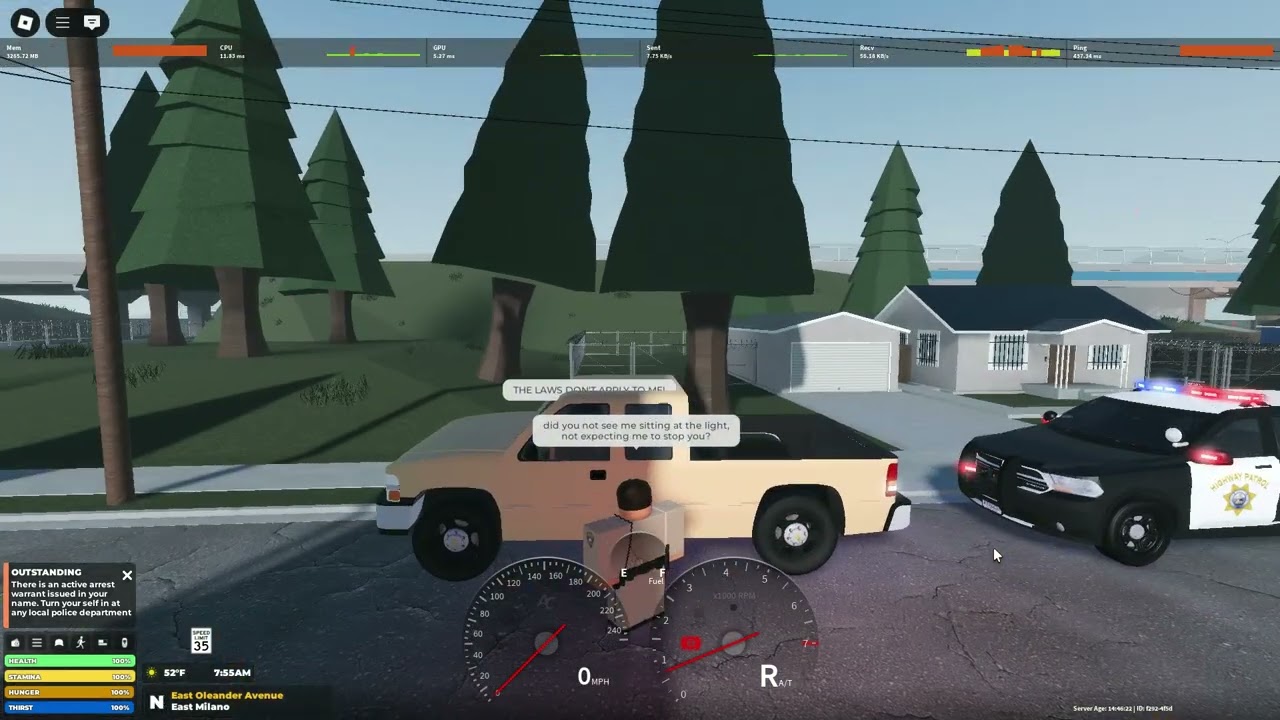 Project Ventura: East Oleander, Attack on officers.