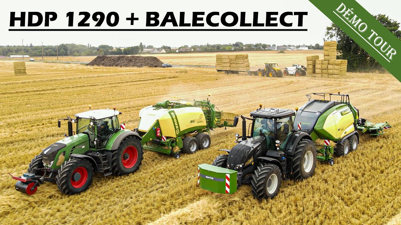 🌾 PAILLE XXL 😱 2x KRONE HDP 🤩 JCB FASTRAC 💨 S354 - 939 | 2x télescopique 🔥