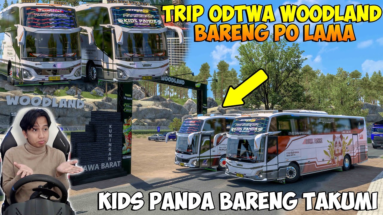 KIDS PANDA KONVOI BARENG TAKUMI KE ODTWA WOODLAND !! REUNI BARENG PO LAMA MEMANG ASIK