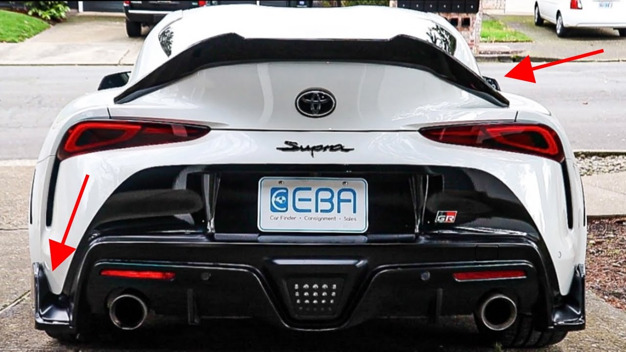 The BEST Spoiler for a Toyota Supra! Easy Exterior Mods