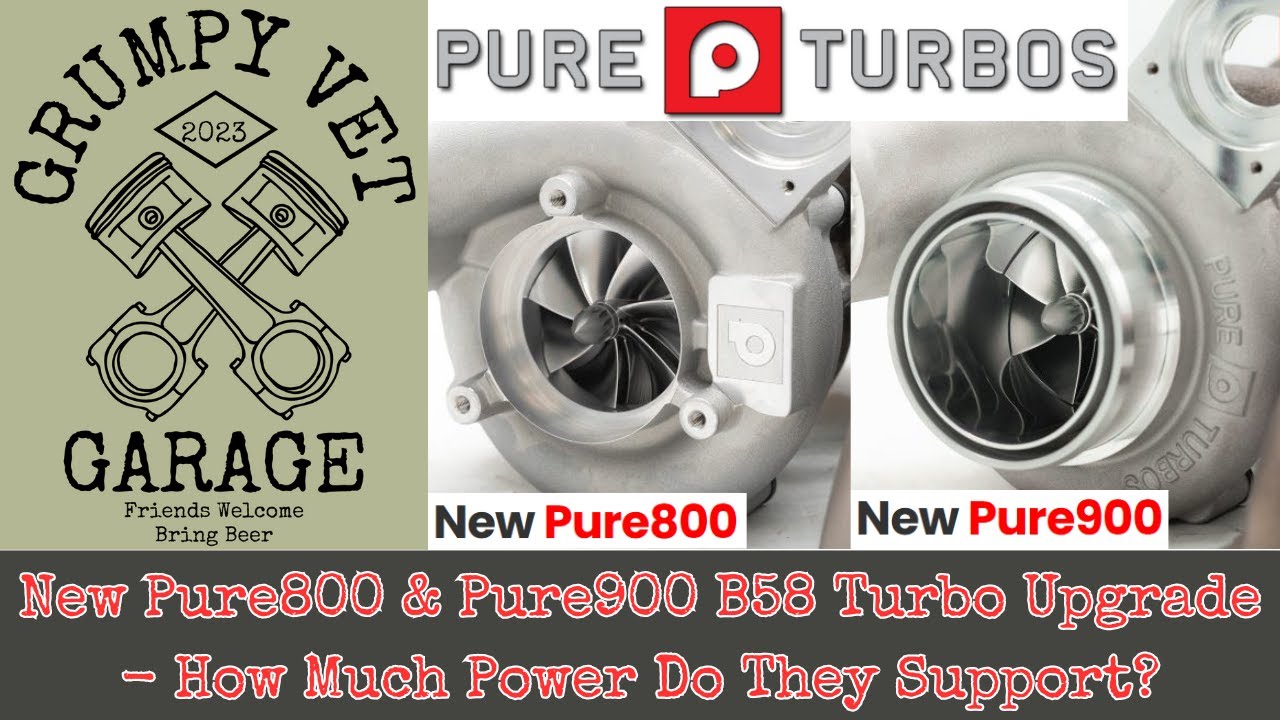 New Pure800 and Pure900 B58 Turbo Upgrade - How Much Power Do They Support?