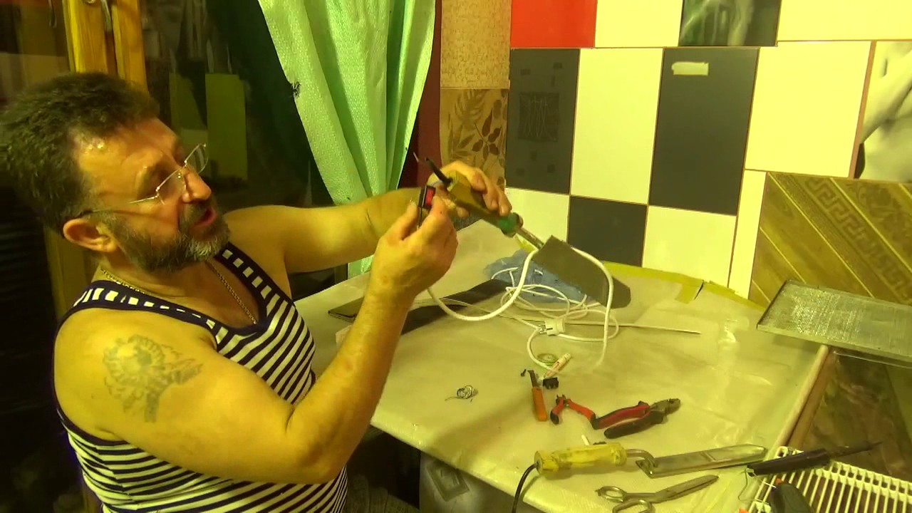 Доработка эл ножа, для снятия забруса.
