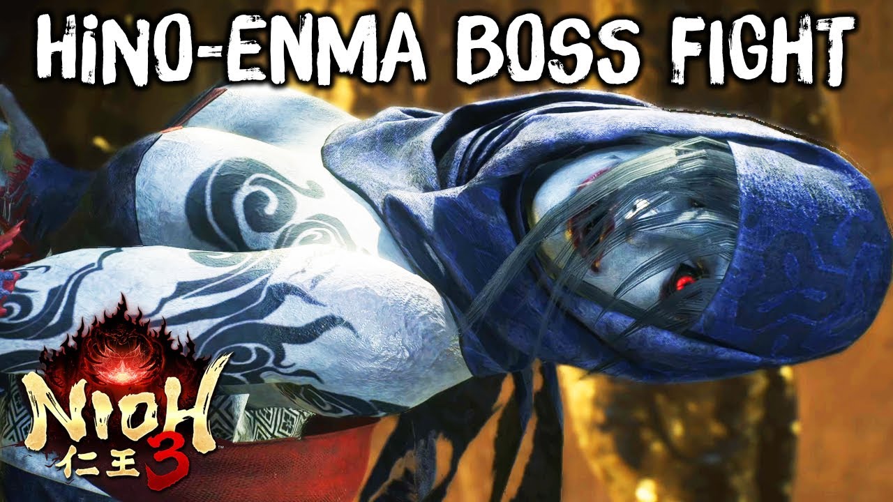 Nioh 3 &ndash; Walka z bossem Hino-enma (wersja samurajska/toporowa)