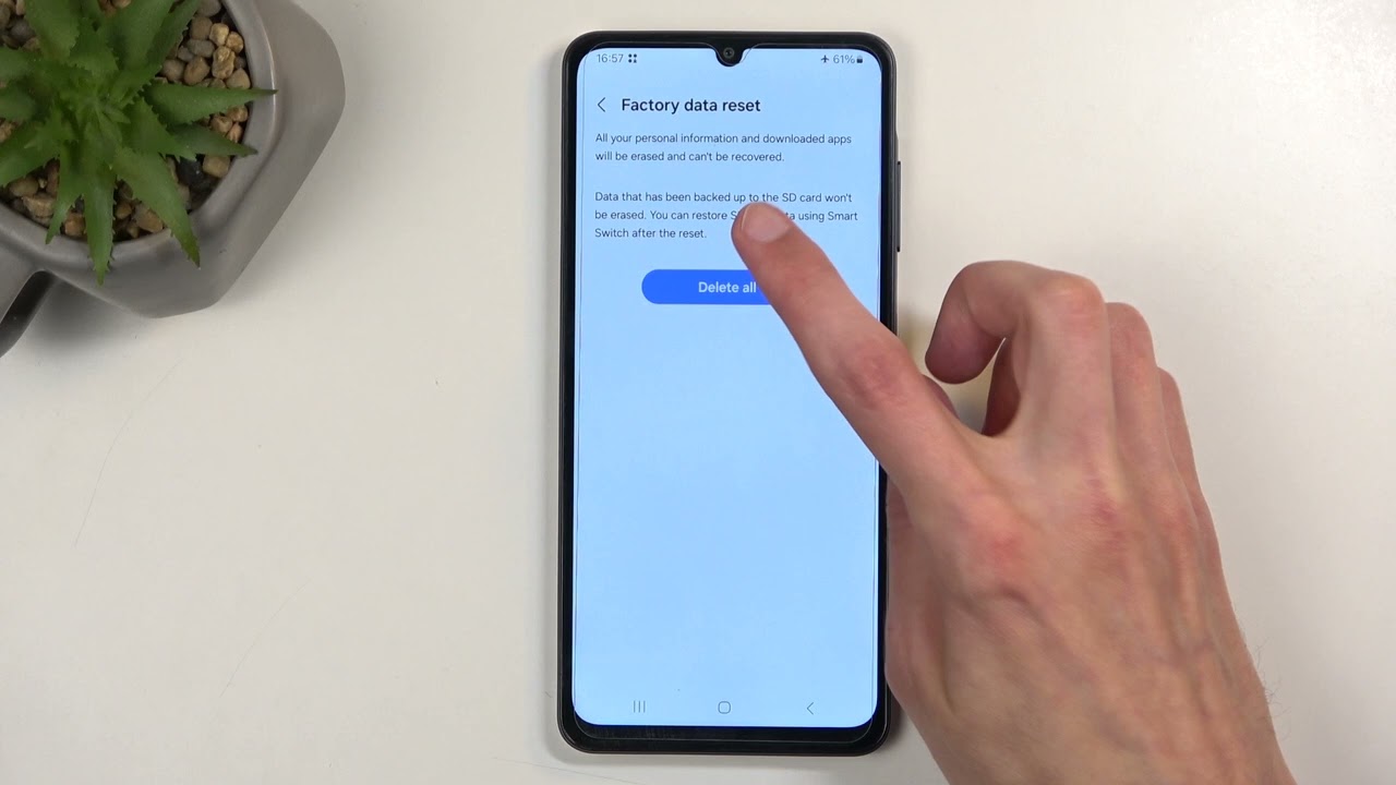 How to Factory Reset SAMSUNG Galaxy A06