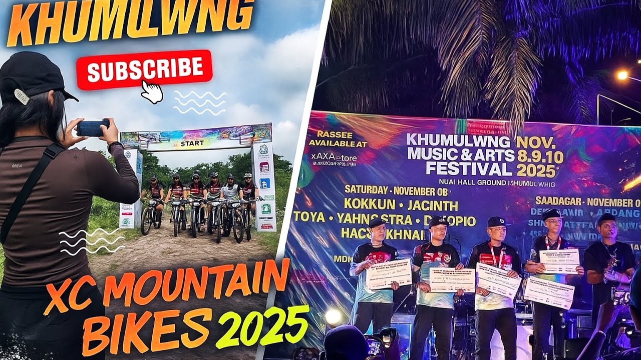 1ST TRIPURA  MTB XC RACE 2025 CYCLING || XC MTB ||  KHUMULWNG || RACING ll