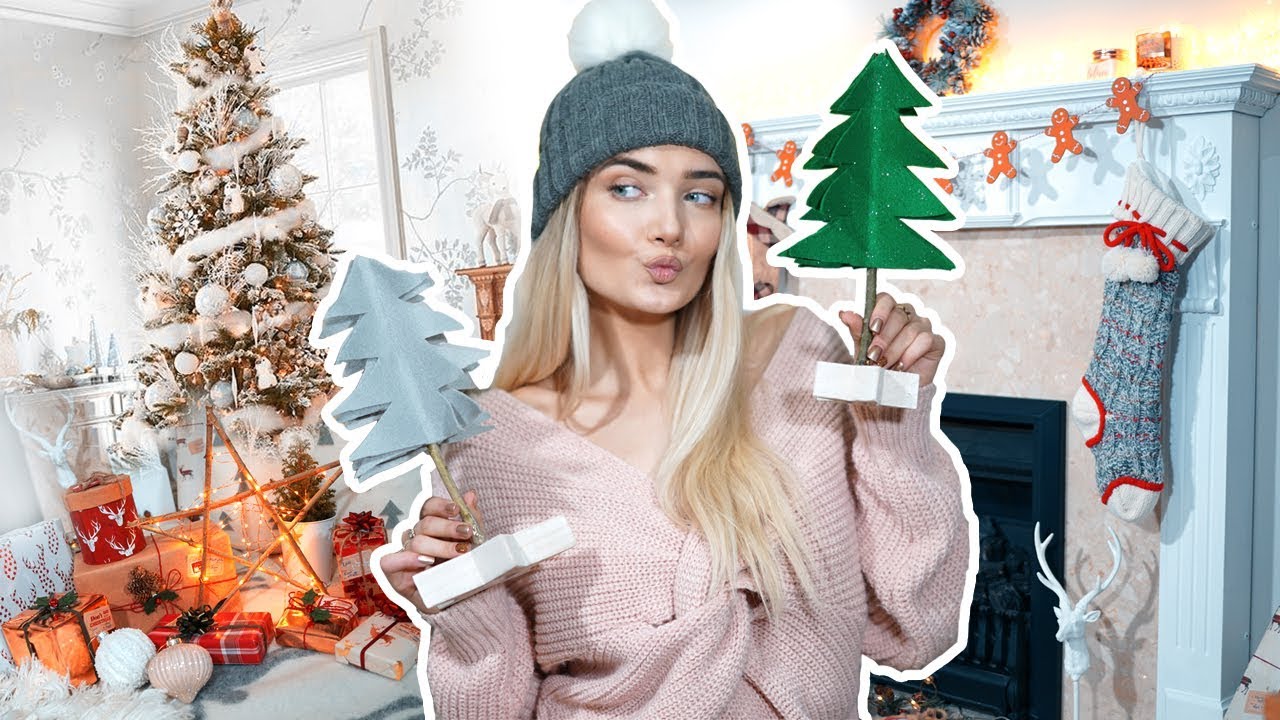 EASY DIY CHRISTMAS DECORATIONS! DIY WINTER ROOM DECOR!