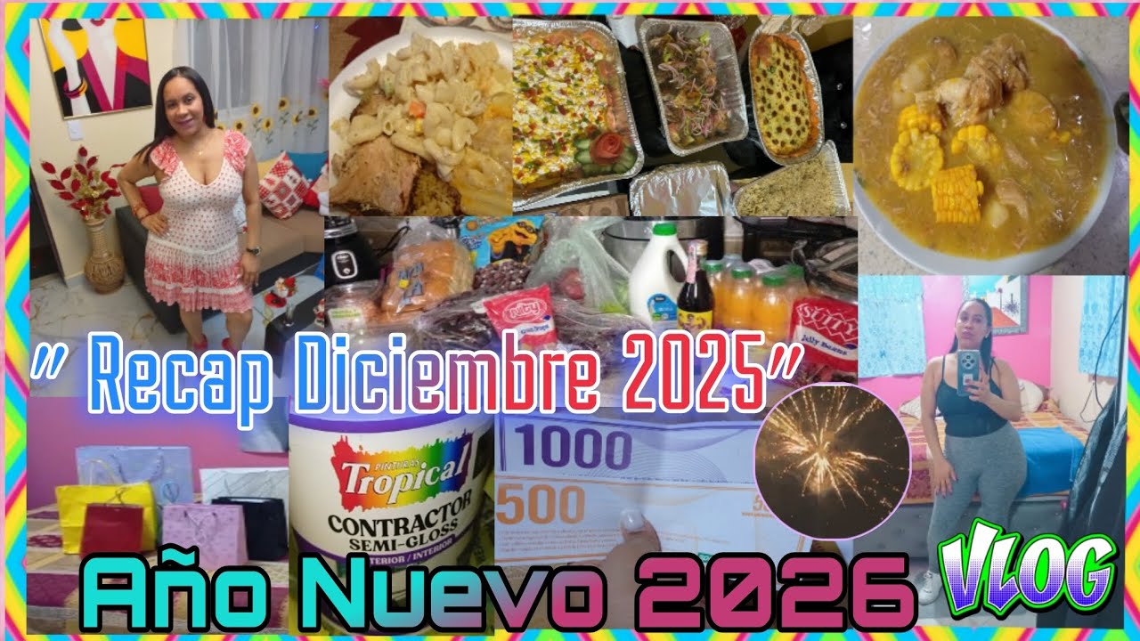RECAP DE MI 2025, BIENVENIDO 2026🎉VLOG TODO LO QUE HICE EN DICIEMBRE, COMPRAS, REGALOS Y MÁS 🇩🇴