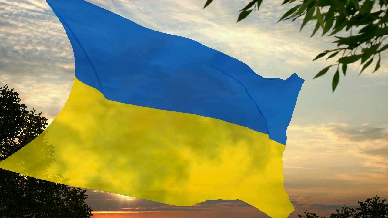 Flag and anthem of Ukraine [CC]