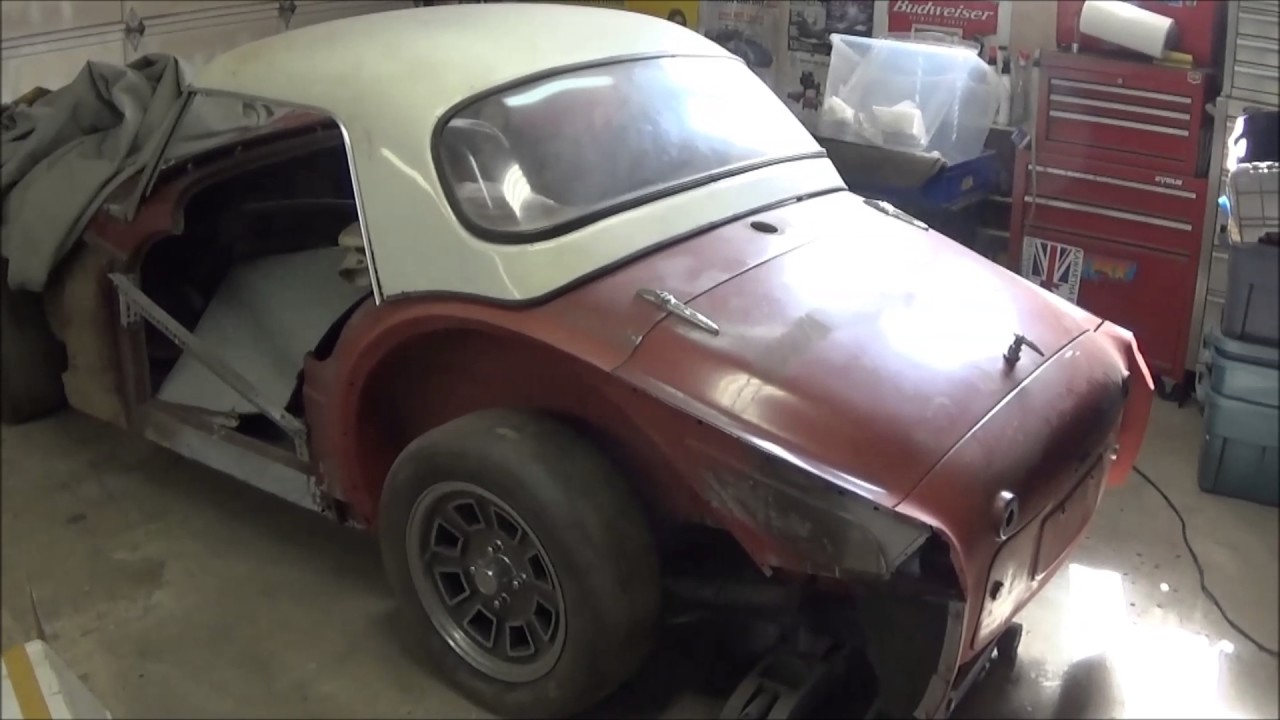 Tucking away the 1959 Triumph TR3A, Spring 2017