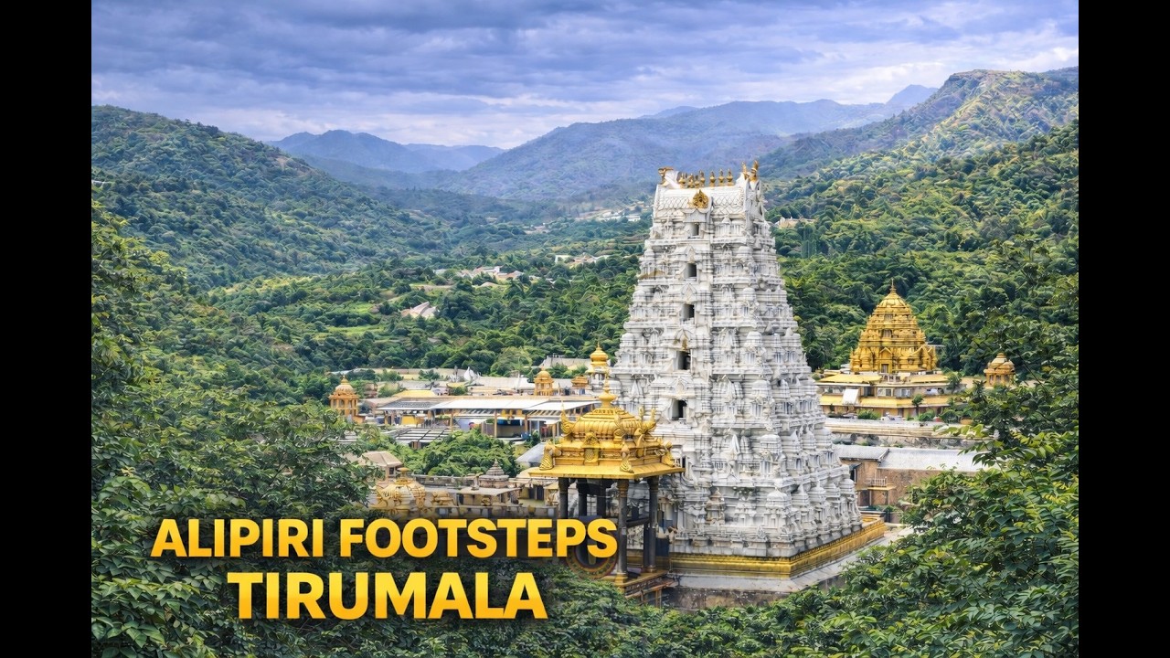 Alipiri to Tirumala by Foot 🙏 The Sacred 3,550 Steps Journey