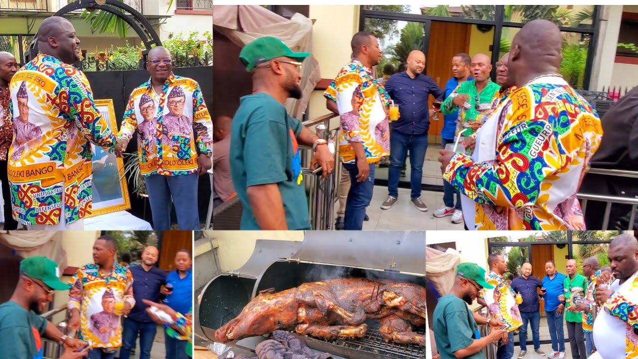 26ANS DÉJÀ DEPUIS LA MORT DU ROI DE ZAÏRE MOBUTU SA FAMILLE RÉUNIT AUTOUR D'UN BARBECUE SUIVEZ
