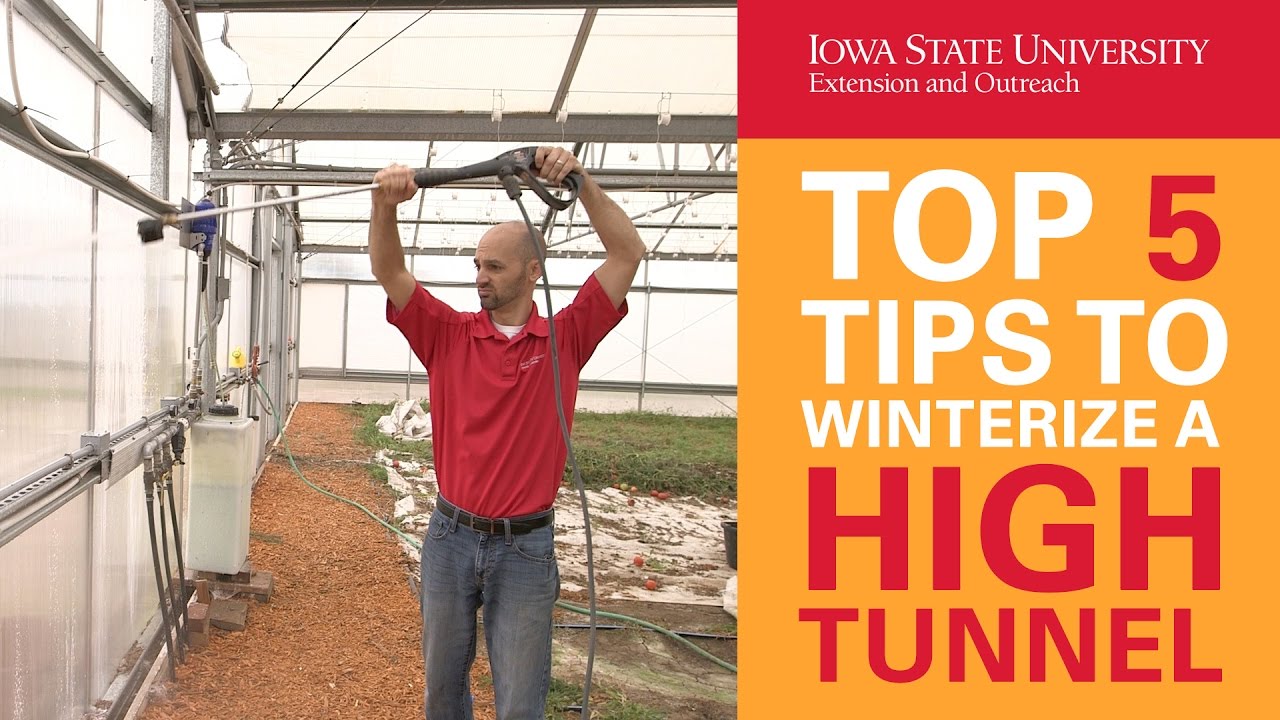 Top 5 Tips to Winterize a High Tunnel