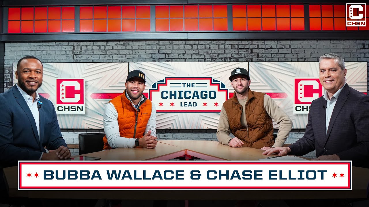 Bubba Wallace & Chase Elliott discuss Daytona, excitement for Chicago cup race | The Chicago Lead