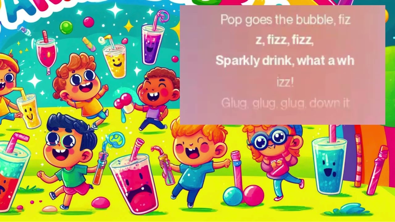 Sparkly Bubbly Drink | Fun Song for Toddlers |