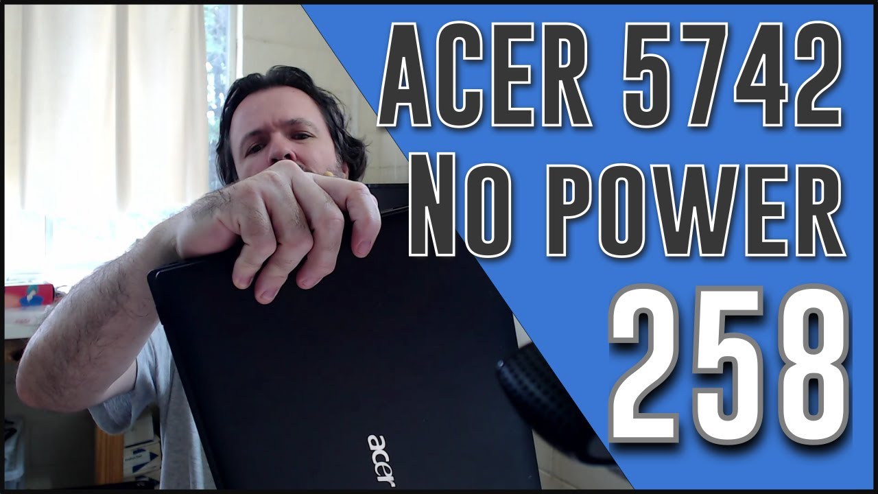 #258 Acer 5742 Не включается после попытки очистки вентилятора