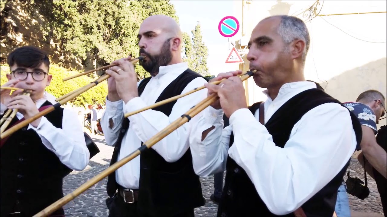 Suonatori di Launeddas Festa del Borgo Sanluri 29 9 2019