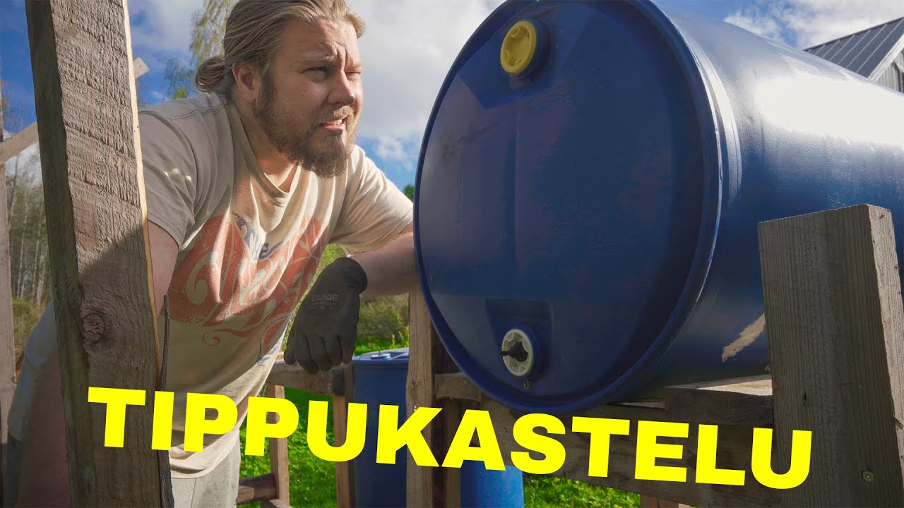 Sähköttömän kastelujärjestelmän asennus mökille