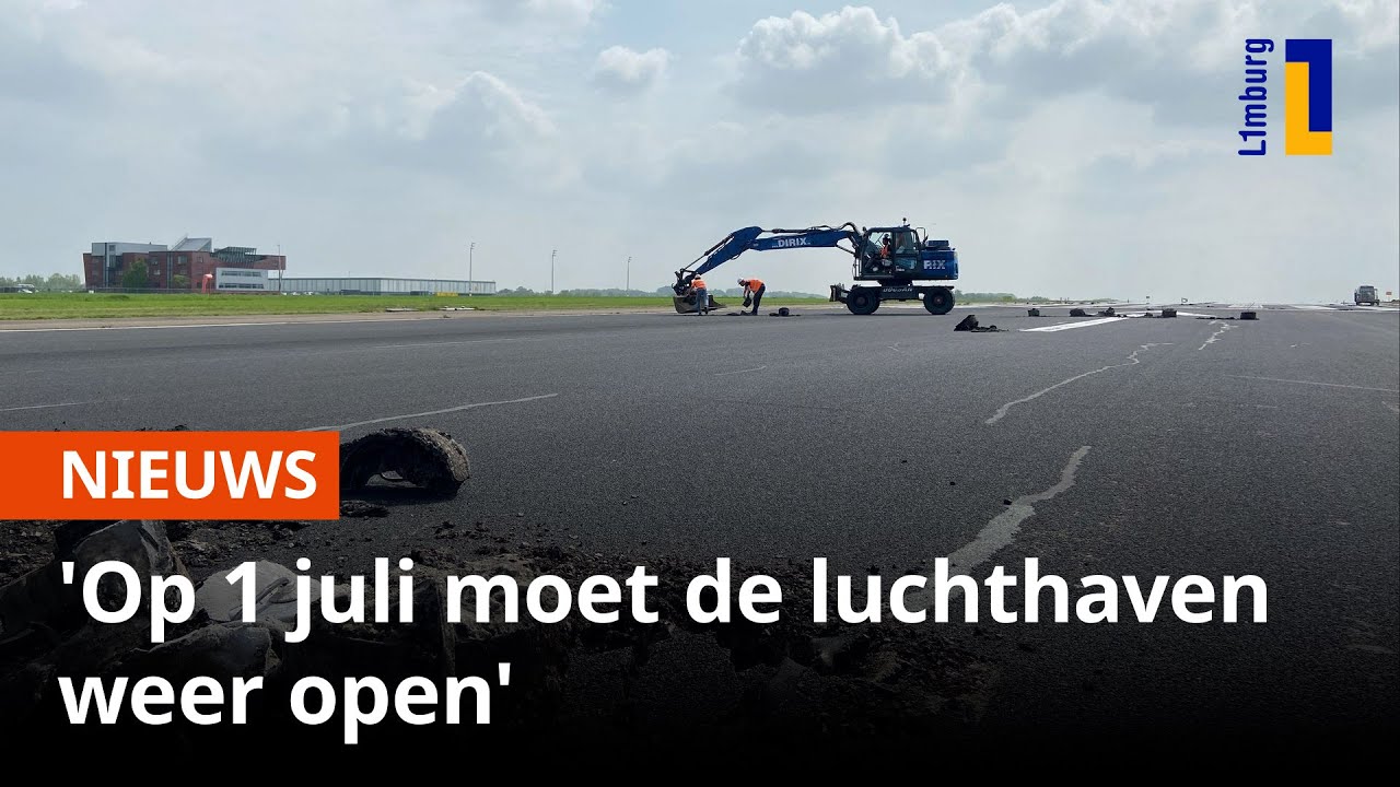 Grote opknapbeurt landingsbaan MAA: ‘militaire operatie’ 🚧✈️ | 1Limburg