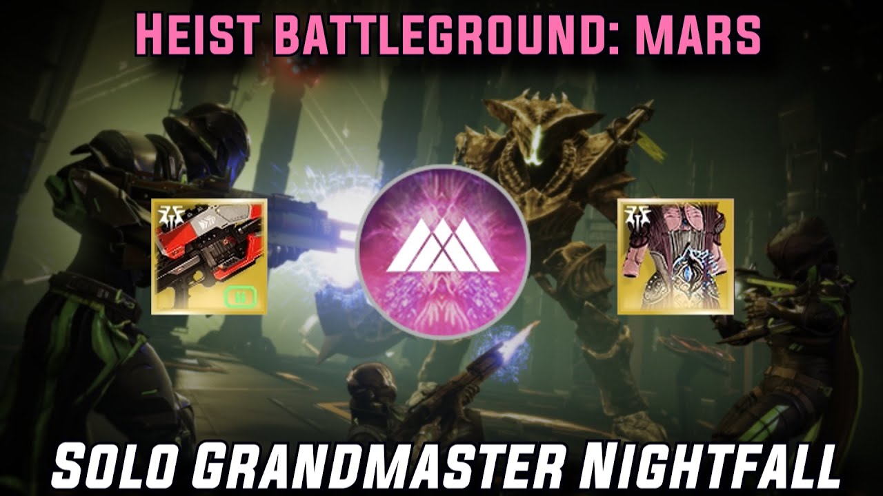 Solo GM Heist BG Mars Prismatic Warlock w/ Ice Breaker [Destiny 2]