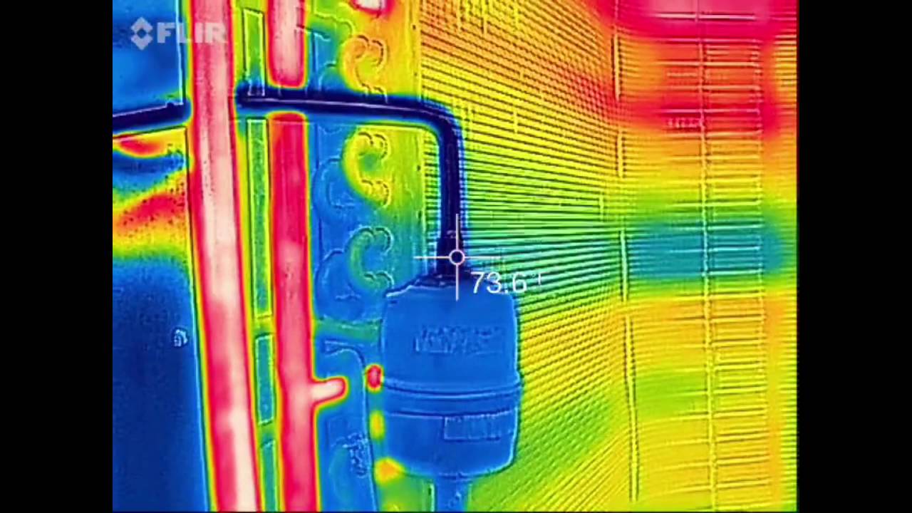 Seeing a restriction come to life with the Flir one