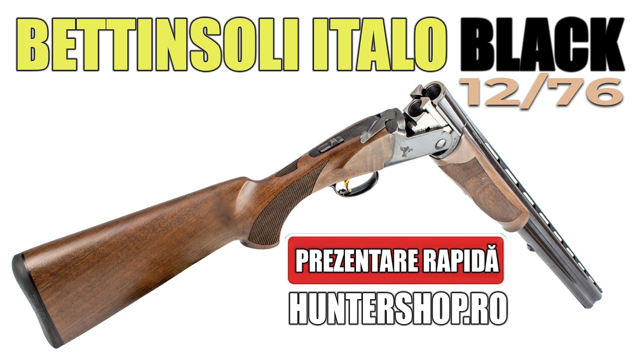 Bettinsoli Italo Black cal. 12/76 - Eleganță și Precizie Italiană