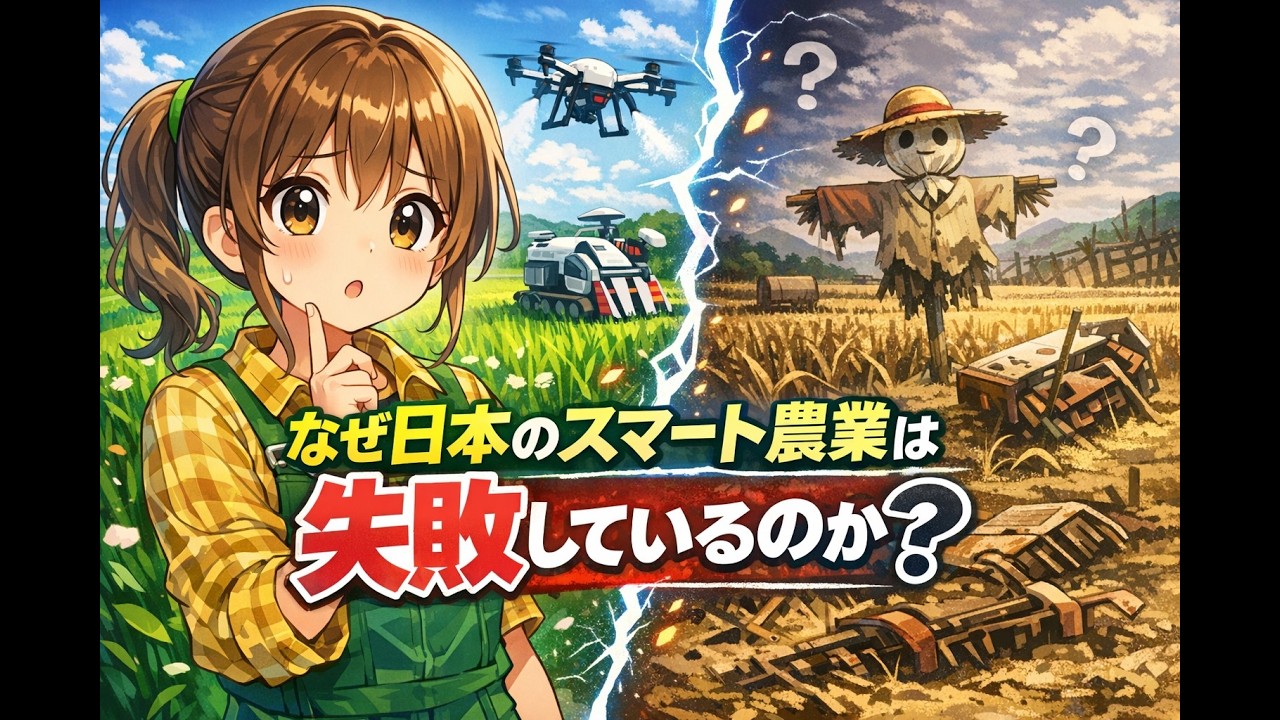 なぜ日本のスマート農業は失敗しているのか？