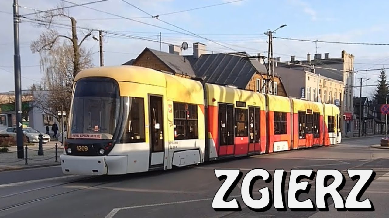 Trams in Zgierz (Poland)
