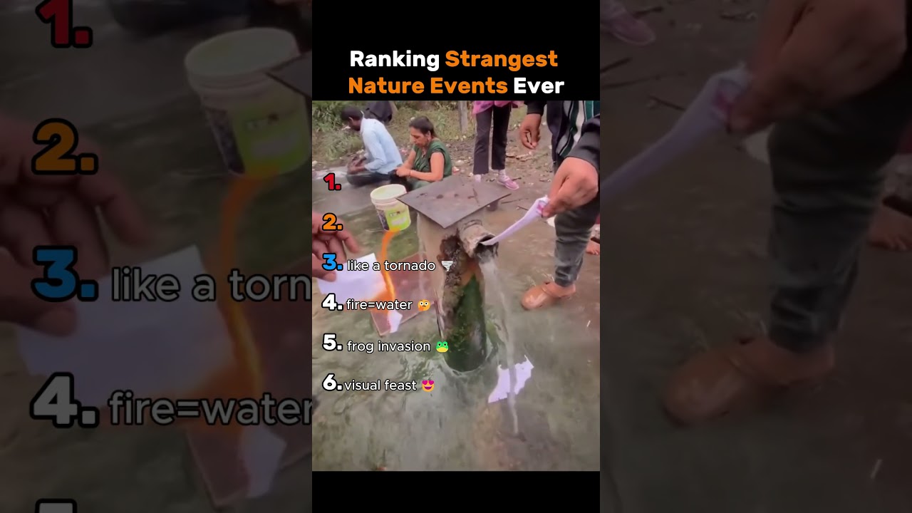 Ranking Strangest Nature Events Ever