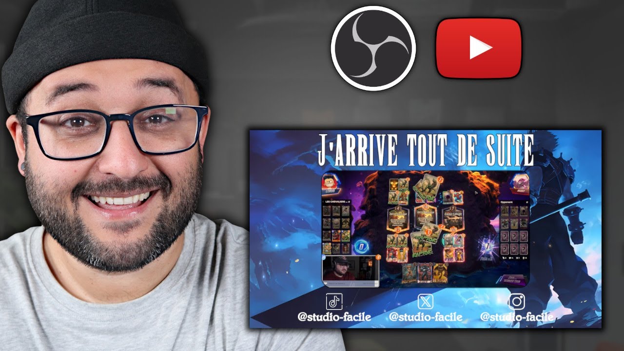 Créer un OVERLAY de stream pour les débutants - Scène de Starting Soon / Pause