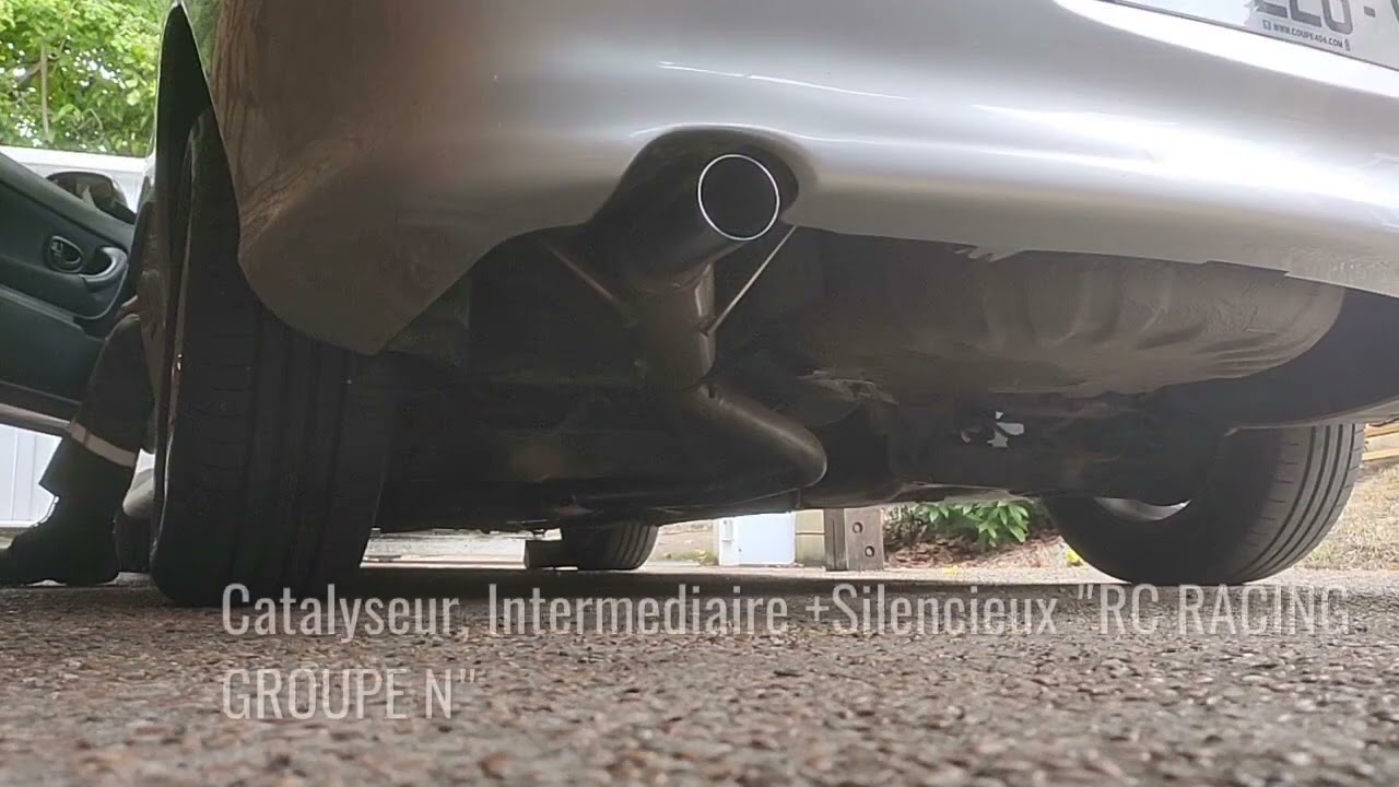 Peugeot 406 Coupé 2.0 16v RC RACING exhaust
