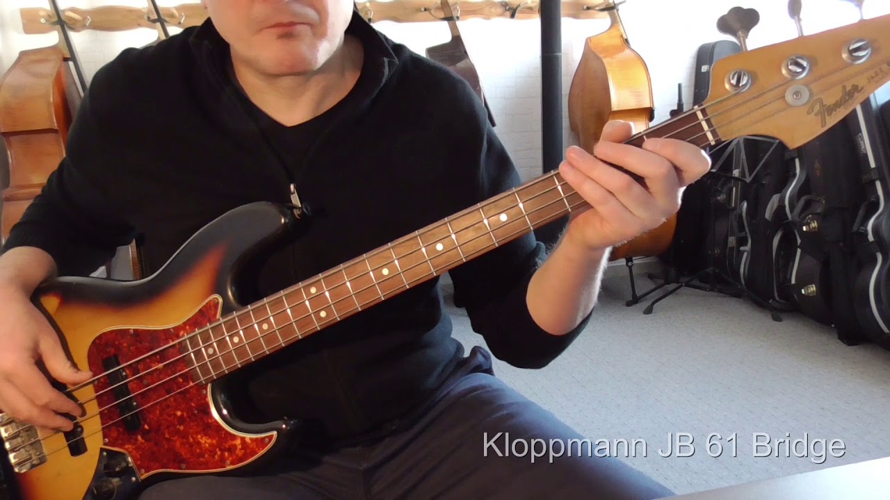 Jazz Bass 1965 Pickups vs Kloppmann JB 61 Pickups on Fender Jazz Bass 1965