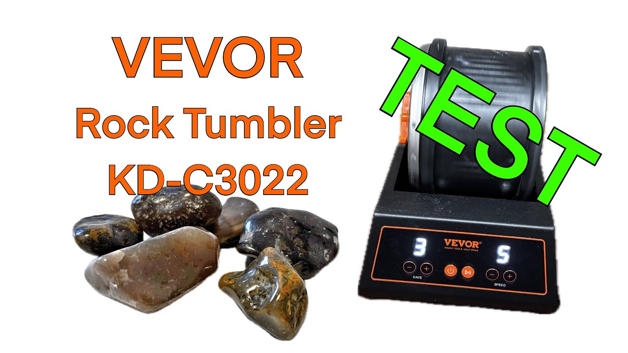 💎 Polerka rotacyjna do kamieni - VEVOR Rock Tumbler KD-C3022💎